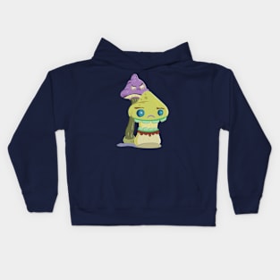 Happy fantasy mushrooms Kids Hoodie